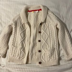 Baby Boden cream sweater